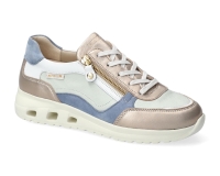 chaussure mephisto lacets lilas or